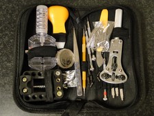 Watch Repair Tool Kit Tools etc. in case
