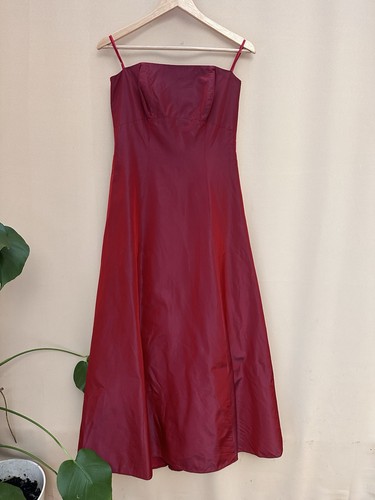 Debut debenhams red satin maxi - red,