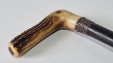Antique Stag Horn Handle Ebony