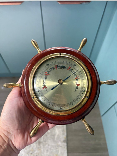 Ship wheel style aneroid - wheel,