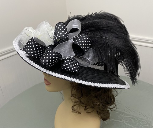 Ladies wide brim victorian - ladies,