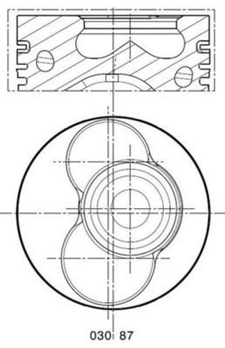 Fits mahle 030 87 00 - 030,
