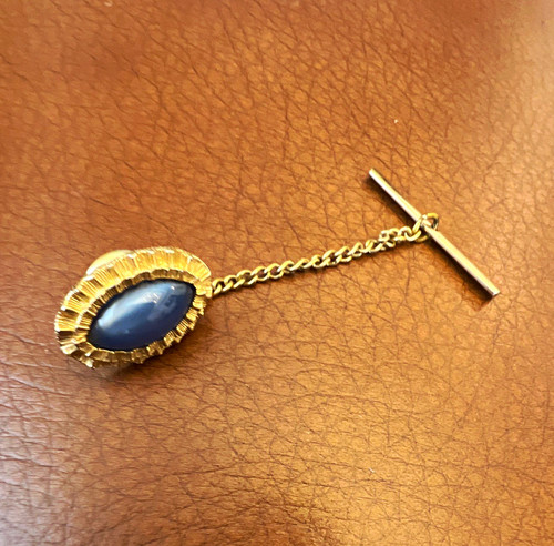 Men tie tack gold - gold, tone