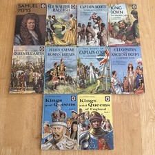 Ladybird Vintage 10 History Books Series 561 Kings And Queens Julius Ceasar - A2