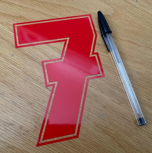 Barry sheene number decal - barry,