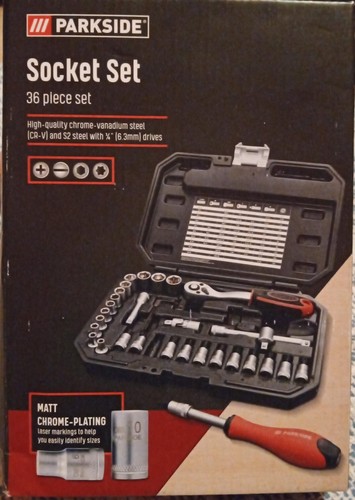 Parkside socket set - set, pieces