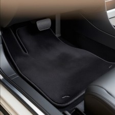 Luxury black velour - black, carpet