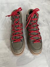 Marks and Spencer M&S lace up vegan ankle boots Uk 7.5 khaki A Little fault