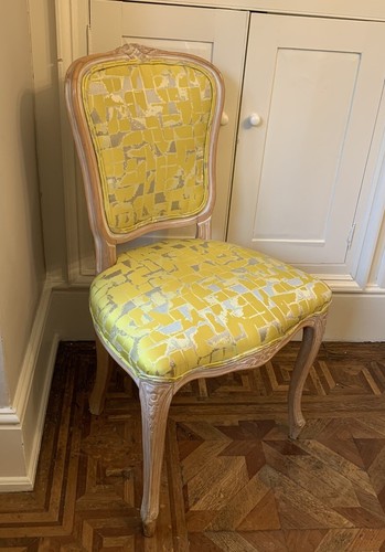 Vintage limed oak upholstered - vintage,