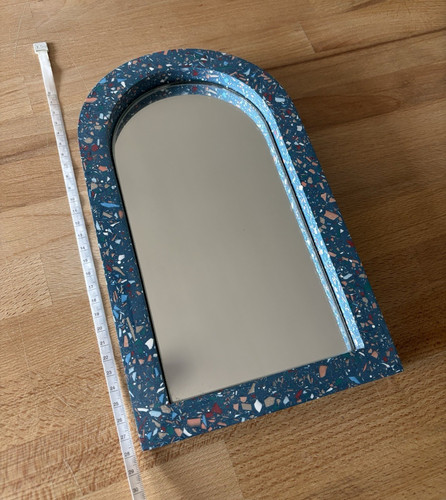 Arched terrazzo framed - arched, wall