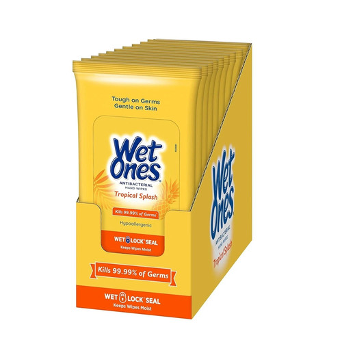 Wet ones antibacterial hand - wet,