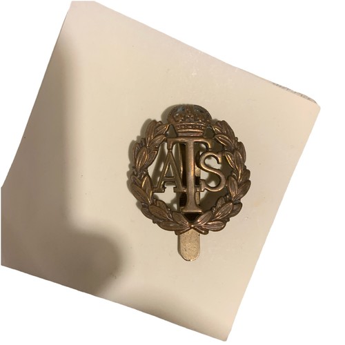 Ats cap badge brass - cap,