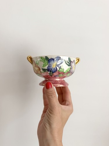 Maling lustre pottery - pottery, floral