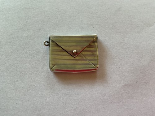 Hall marked silver - , envelope