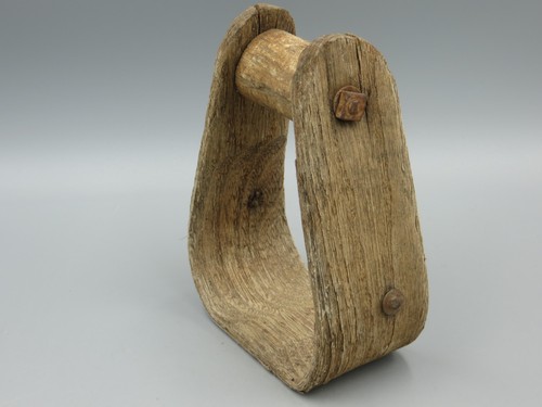 Antique western saddle - western, stirrup