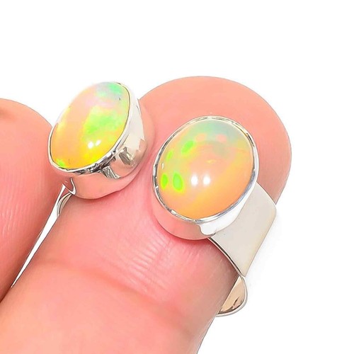 Ring opal ethiopian silver 925 - ring,