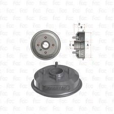 Brake Drums For Ford Fiesta