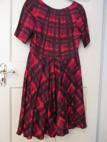 Boden amy plaid fit and - amy, fit-and-flare