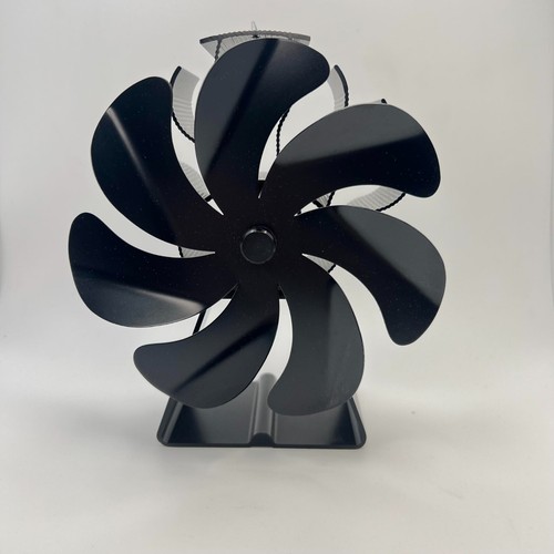 Wood stove fan7 blade log - wood,