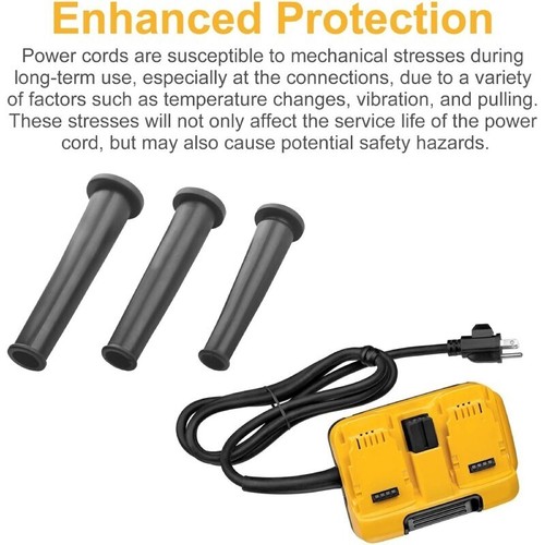10pcs length black - length, rubber