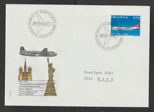 Special airmail swissair - special,