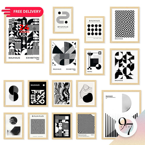 Decor bauhaus wall art 16 - wall, art,