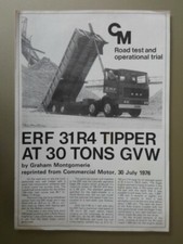 ERF 31R4 TIPPER orig 1976 UK