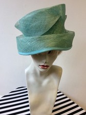 WINDSMOOR TURQOUISE PLEATED BAND  FORMAL HAT
