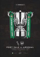 * 2025/26 - PORT VALE v ARSENAL (LEAGUE CUP - 24th September 2025) *