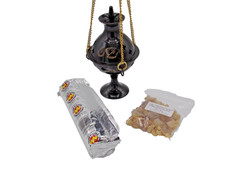 Black Hanging Incense Burner