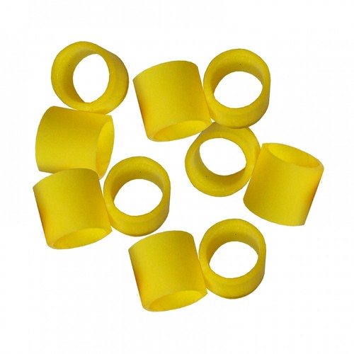 Yellow rubber seal - yellow,