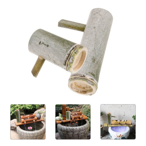 Pcs bamboo fountain spout - bamboo,