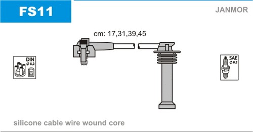 Ignition cable kit - cable,