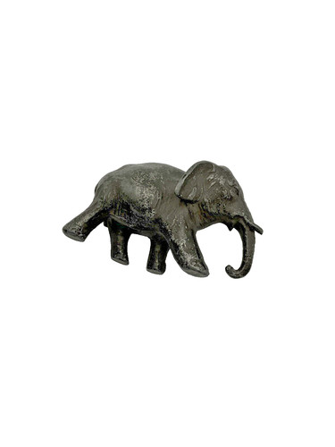 Miniature cast metal elephant - miniature,
