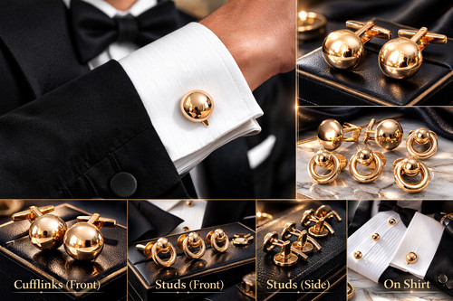 Vintage gold tone - vintage, tuxedo