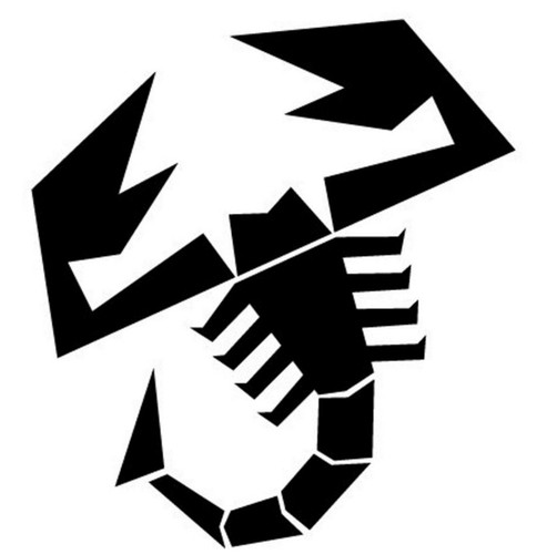 Abarth scorpion vinyl sticker - scorpion,
