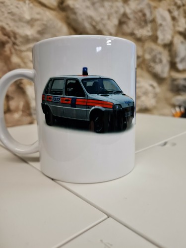 Mini metro police car cup - metro,