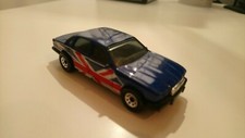 Matchbox Jaguar XJ XJ6 Small Scale Model Car ~ Dark Blue with Union Jack 