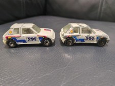 Matchbox Peugeot 205 Turbo 16 Rally Cars 1:55 Scale