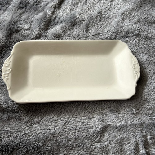 Vintage creamware oblong - creamware,