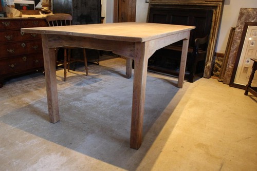 Edwardian oak refectory - oak,