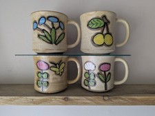 Vintage Stoneware Hand Painted