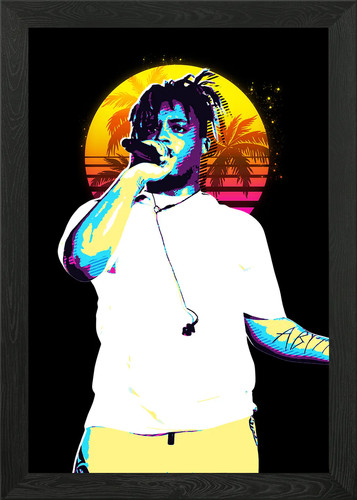 Juice wrld retro art - wrld,
