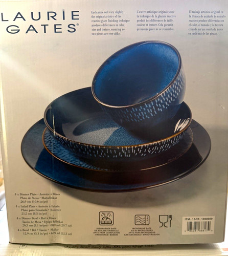 Laurie gates 16pc stoneware - 16pc,