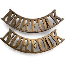 WW1 Norfolk Regiment Shoulder