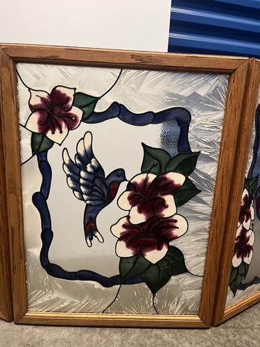 Hummingbird stained glass - ,
