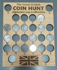 10p Alphabet Display Coin