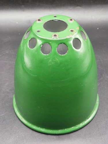 Edl green enamel lamp shade - lamp,