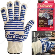 Single/Pair Kitchen BBQ Oven Gloves Heat Proof Silicon Handler Mitts Hot Surface