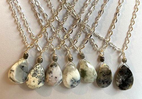 Semi precious dendrite opal - semi,